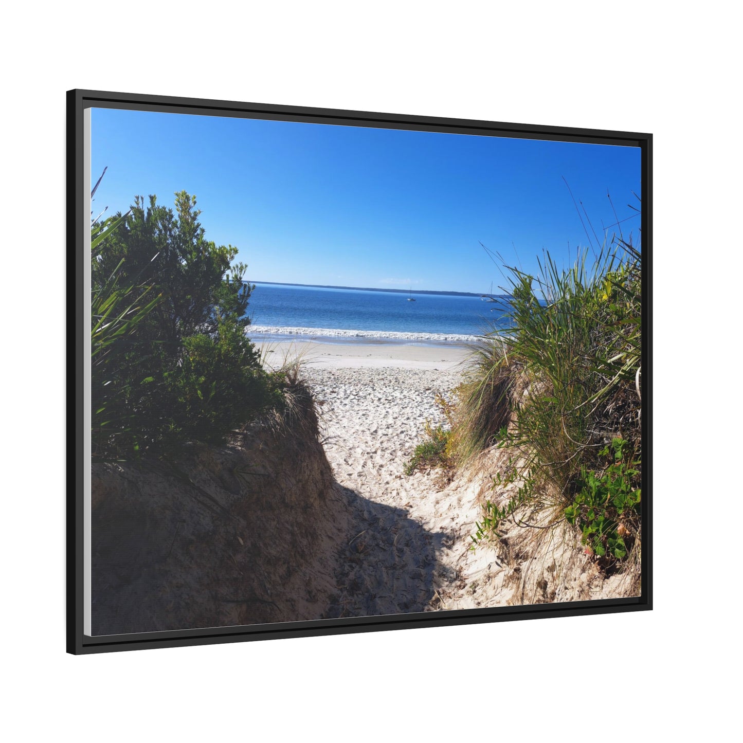 Beach Access (framed canvas)