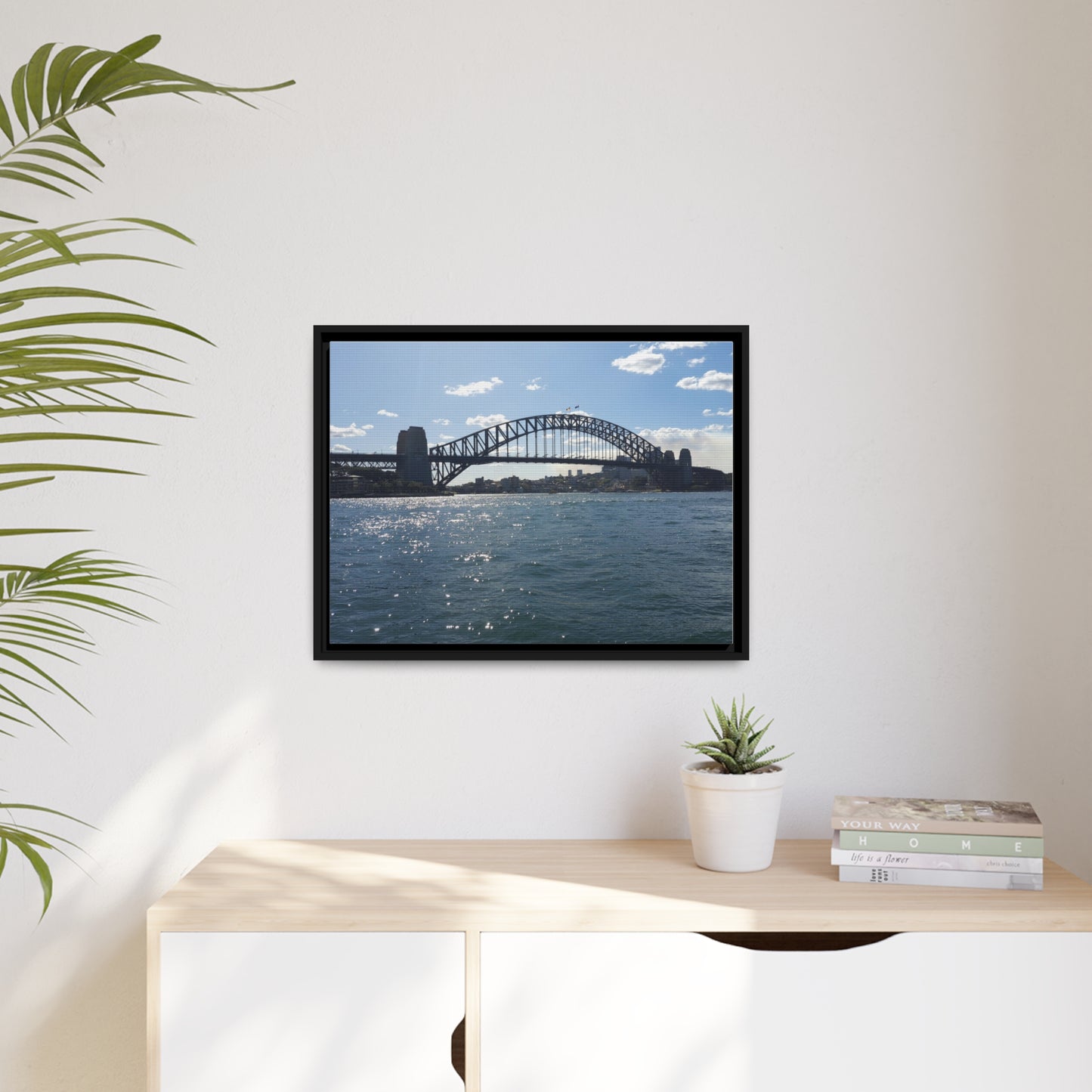 Sydney Harbour (framed canvas)