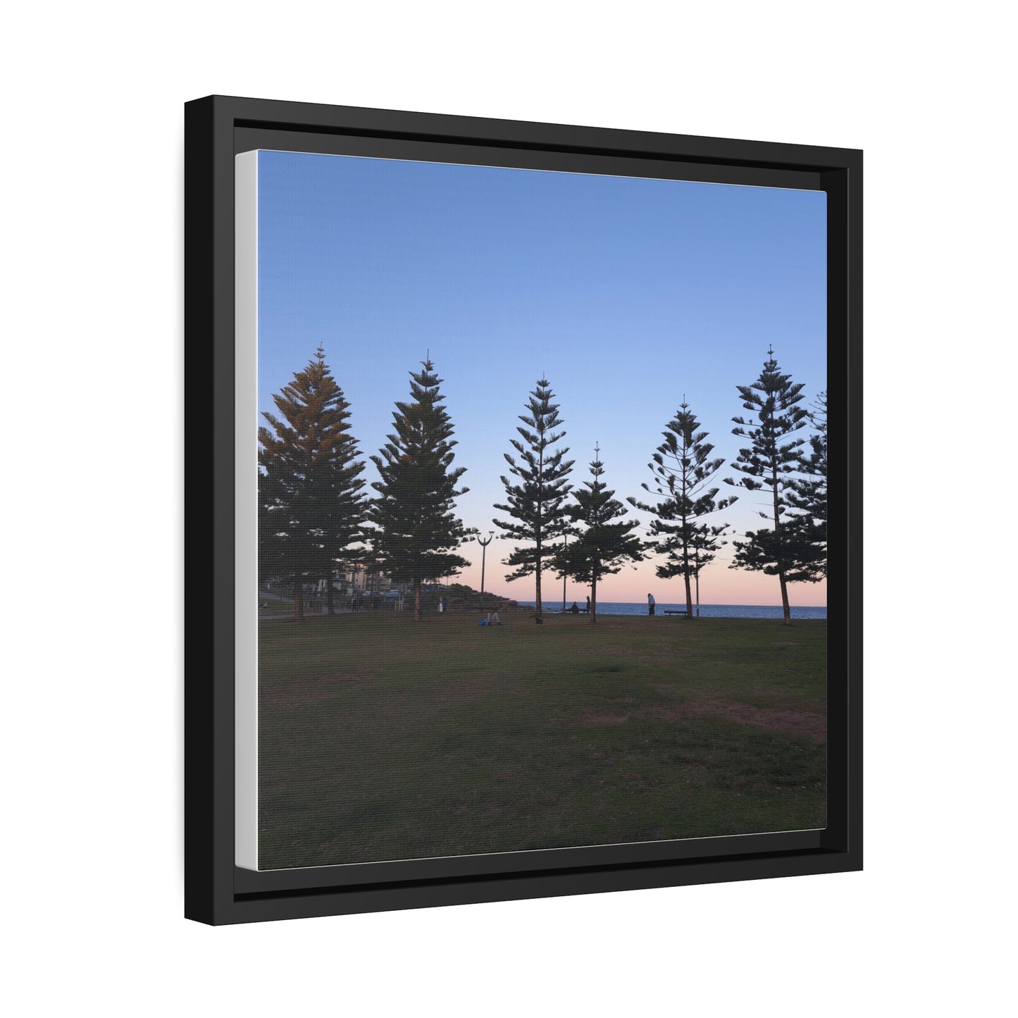 Sunset at the Beach (framed canvas)