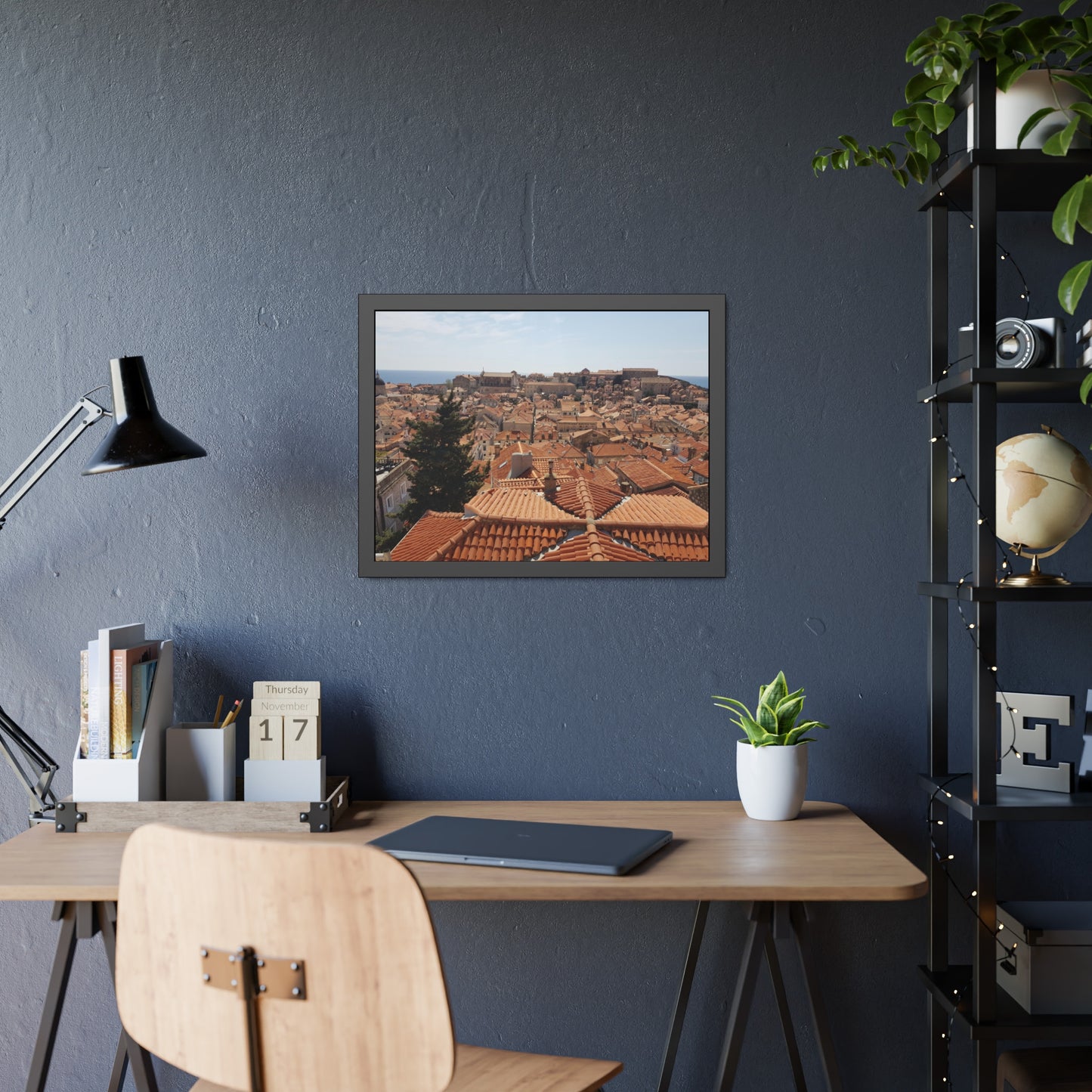 Roofs (framed print)