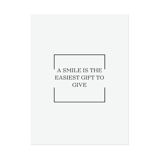 Quote - Smile (print) - Love Ya Wall Art