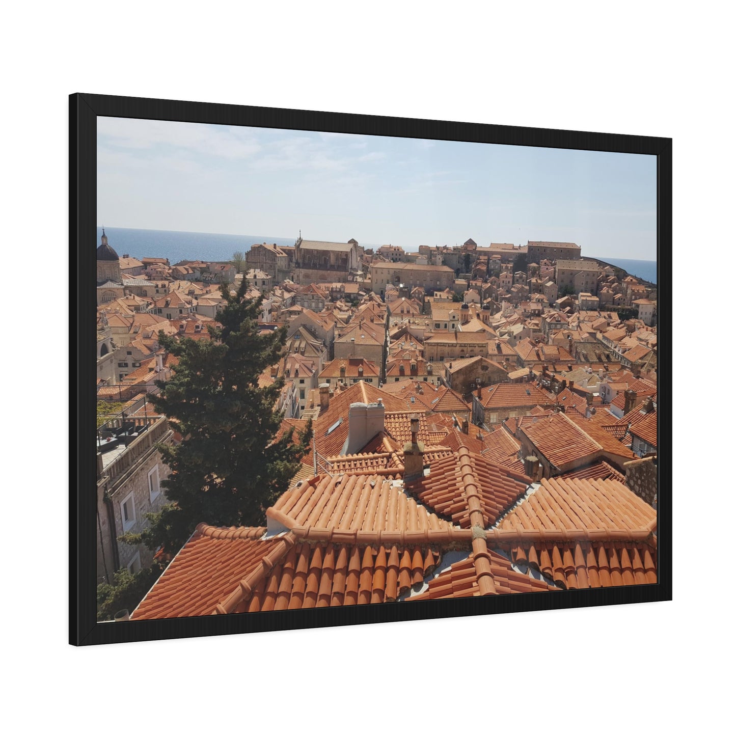 Roofs (framed print)