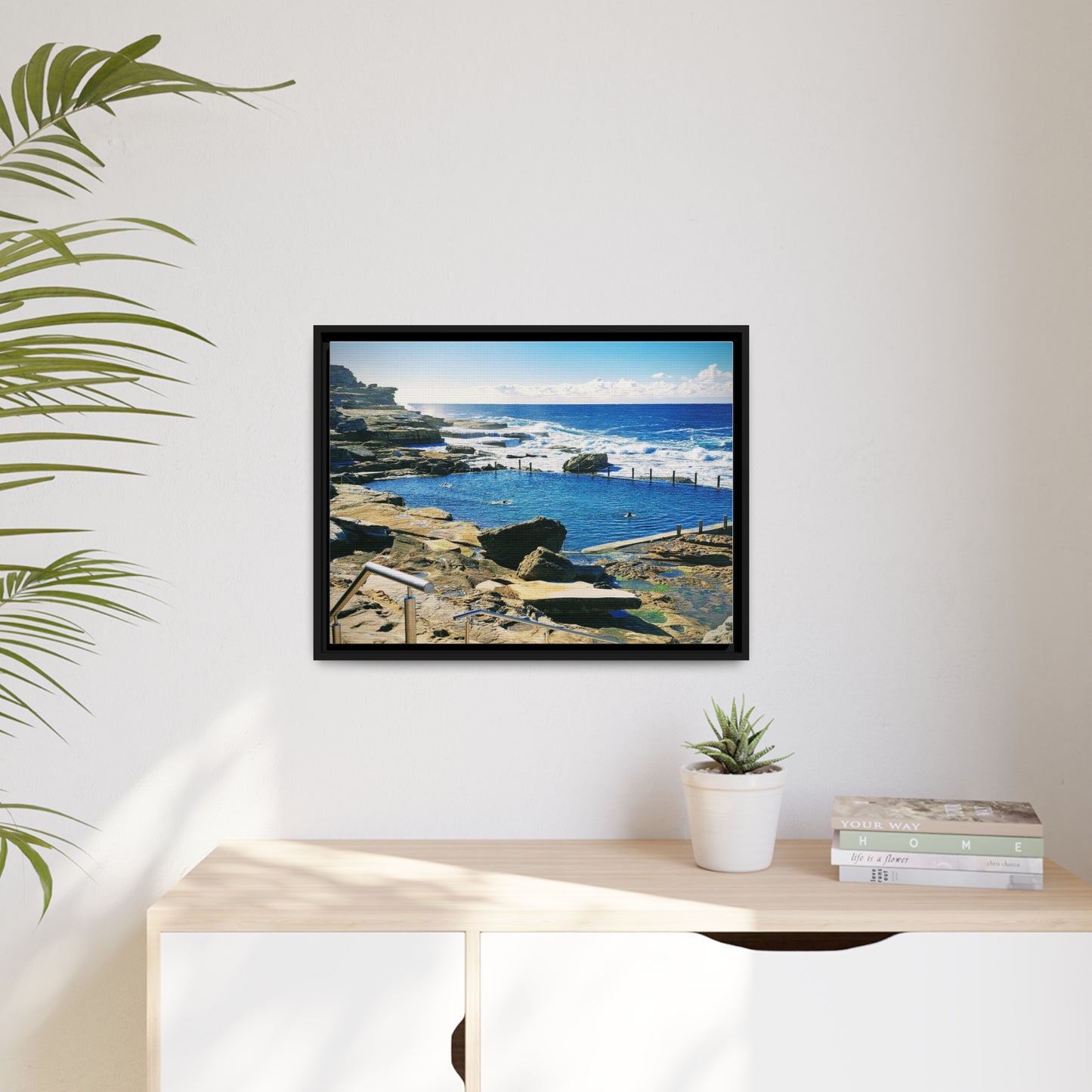 Rockpool (framed canvas)