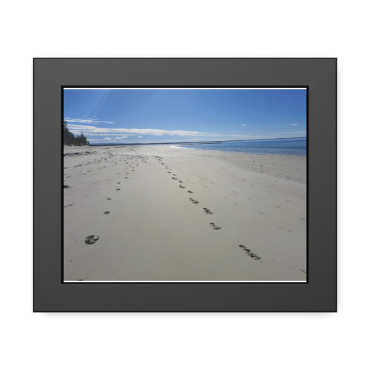 Footprints (framed print)