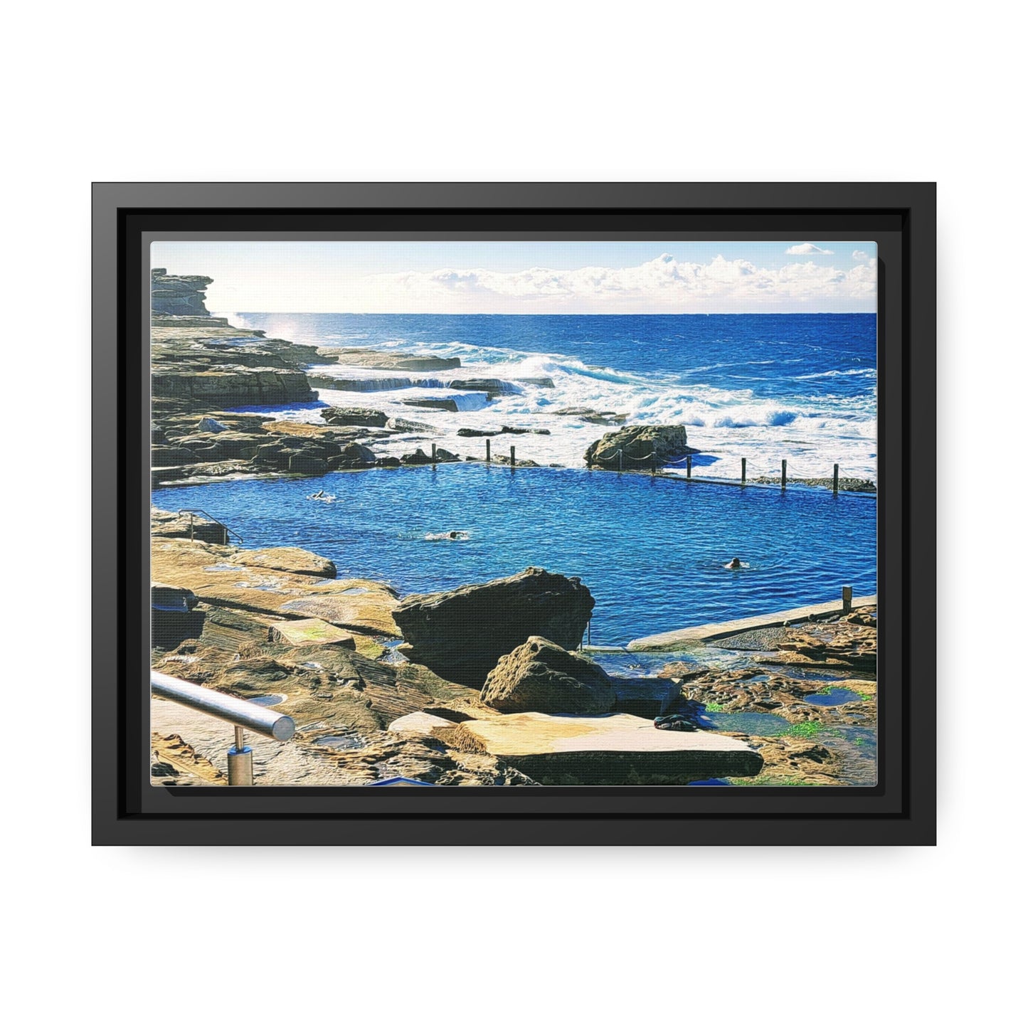 Rockpool (framed canvas)