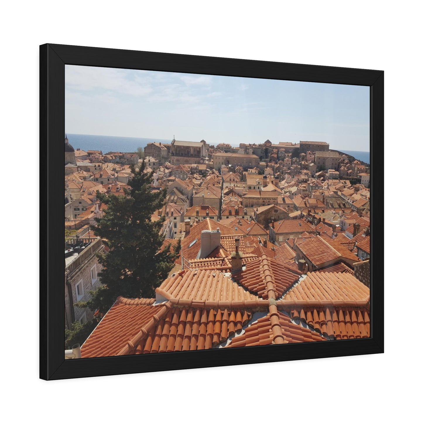 Roofs (framed print)