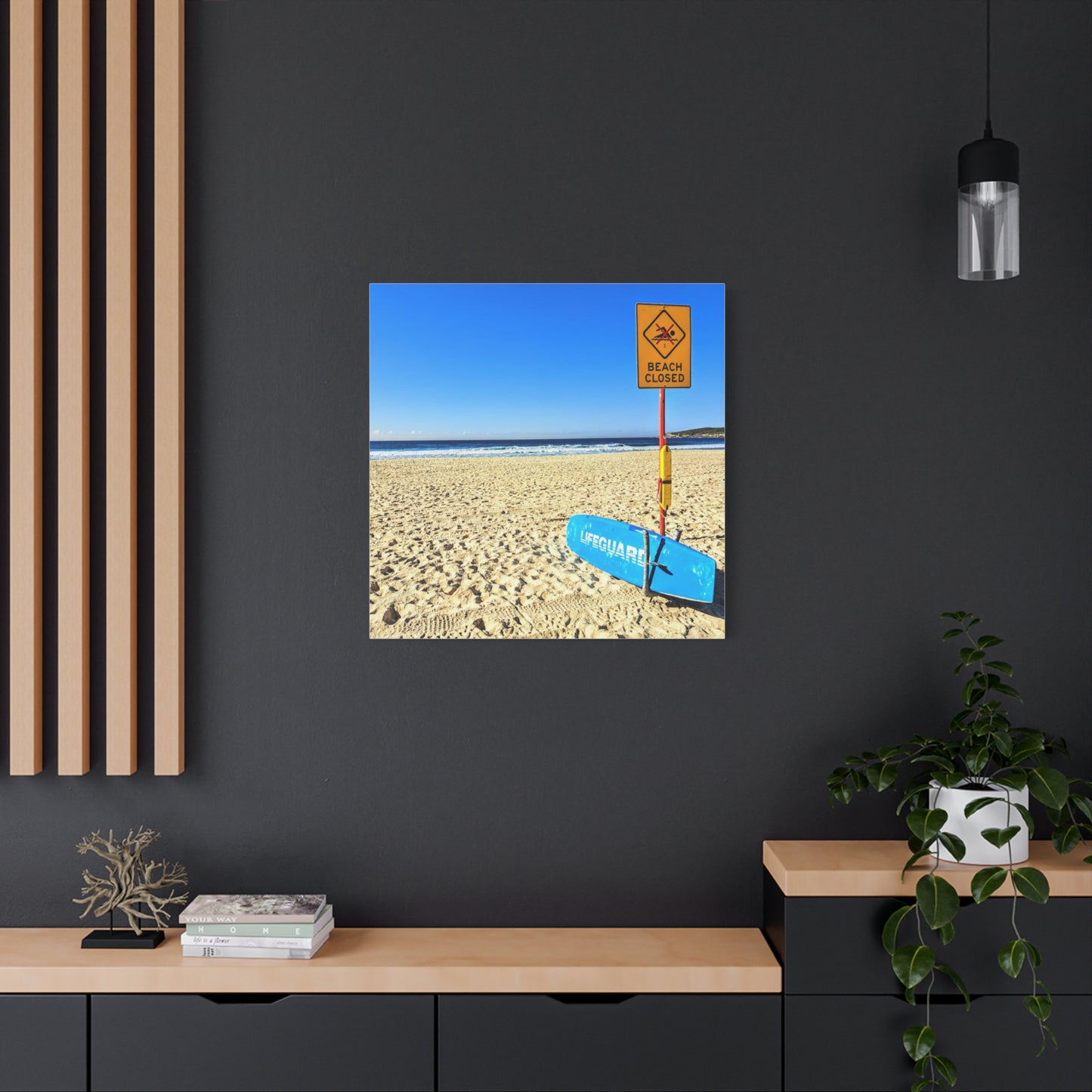 Beach Closed (canvas)