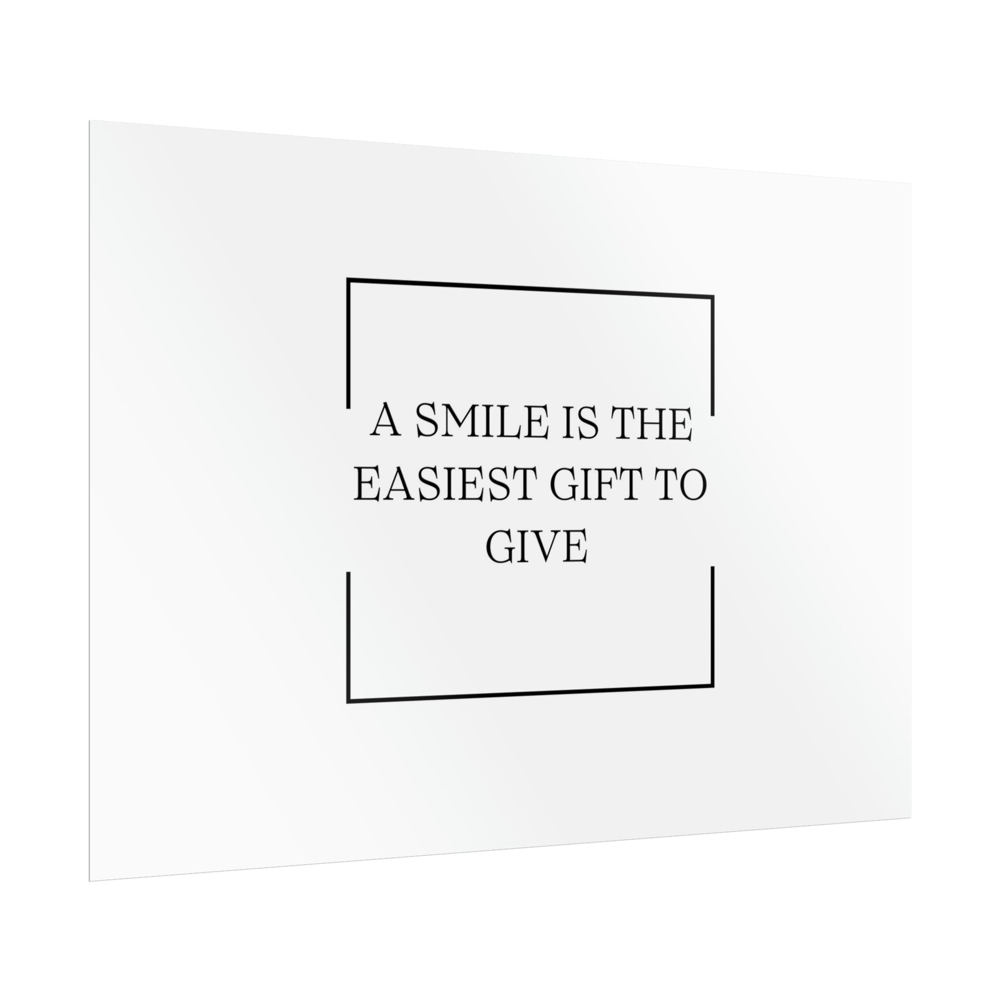 Quote - Smile (print) - Love Ya Wall Art