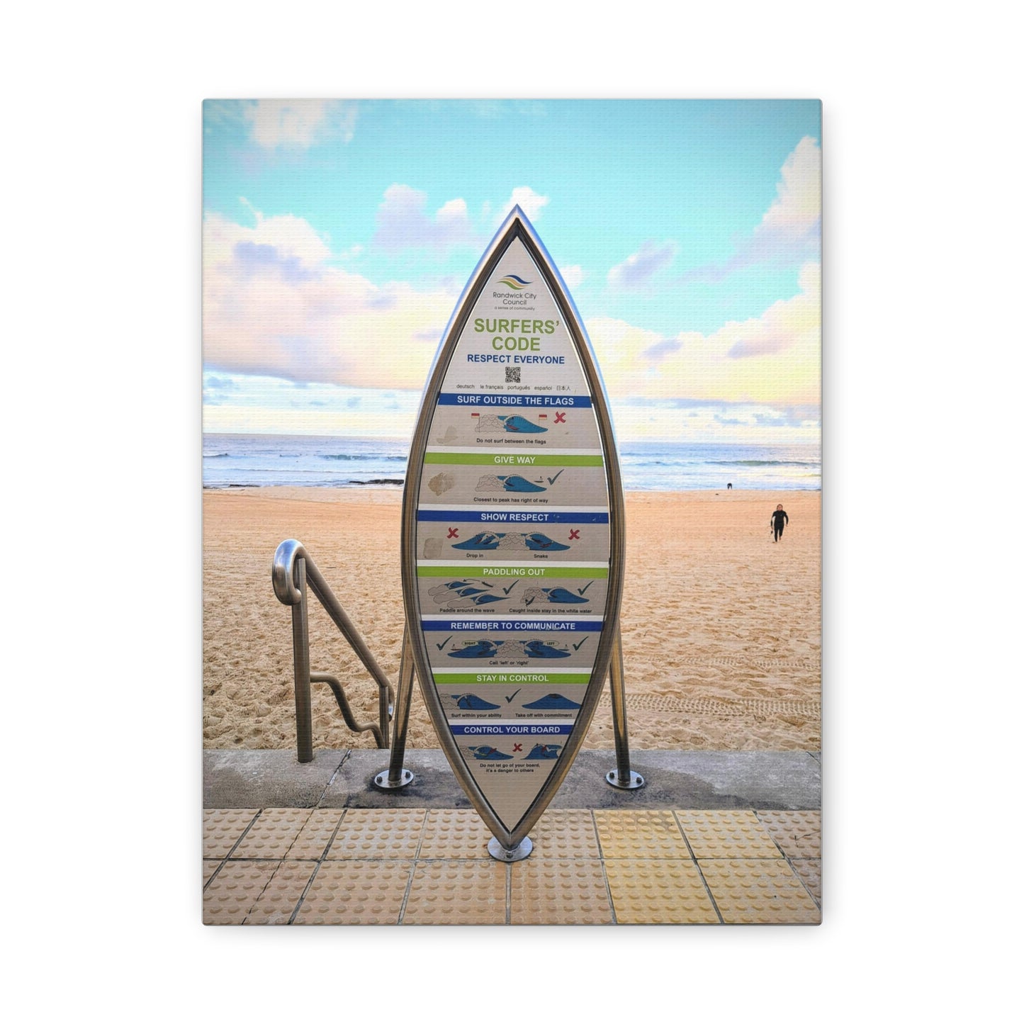 Surfers Code (canvas)