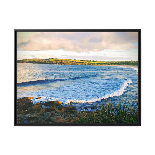 Morning Surf (framed canvas)