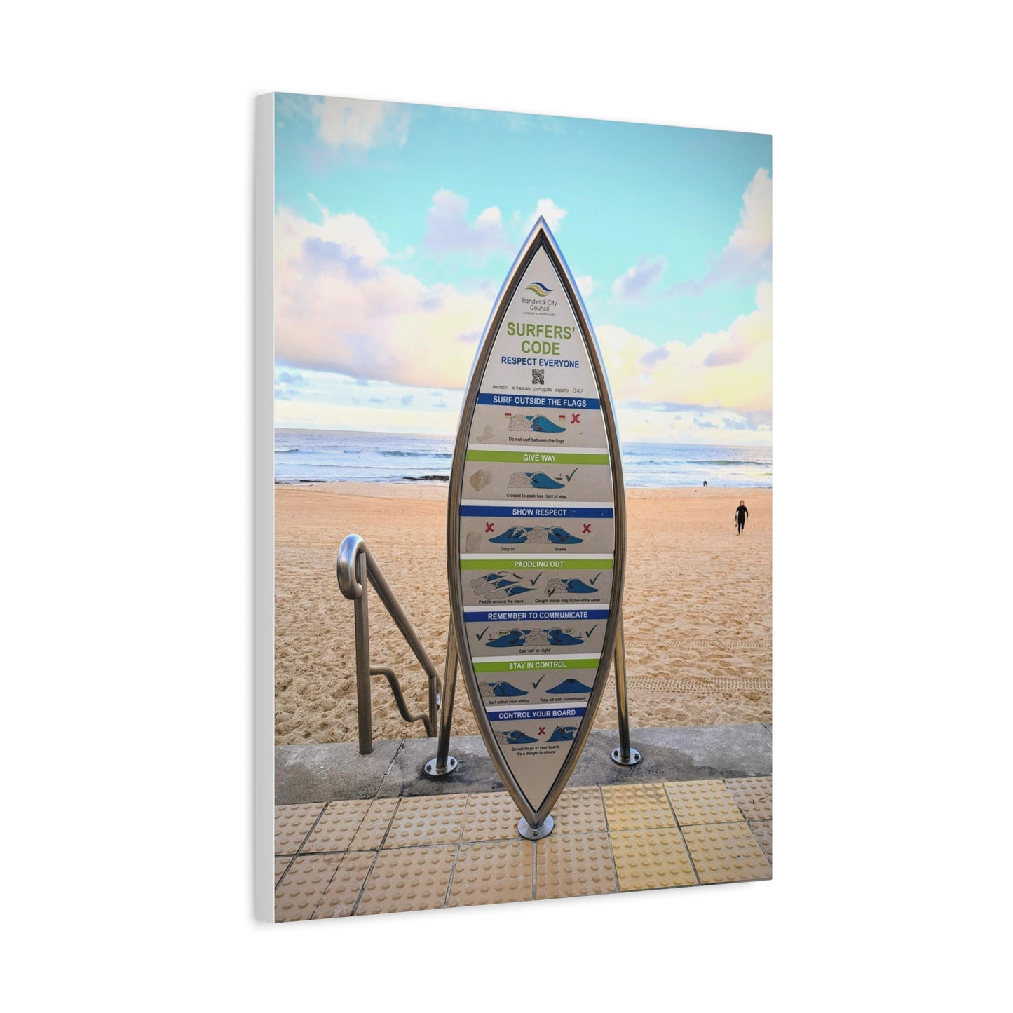 Surfers Code (canvas)