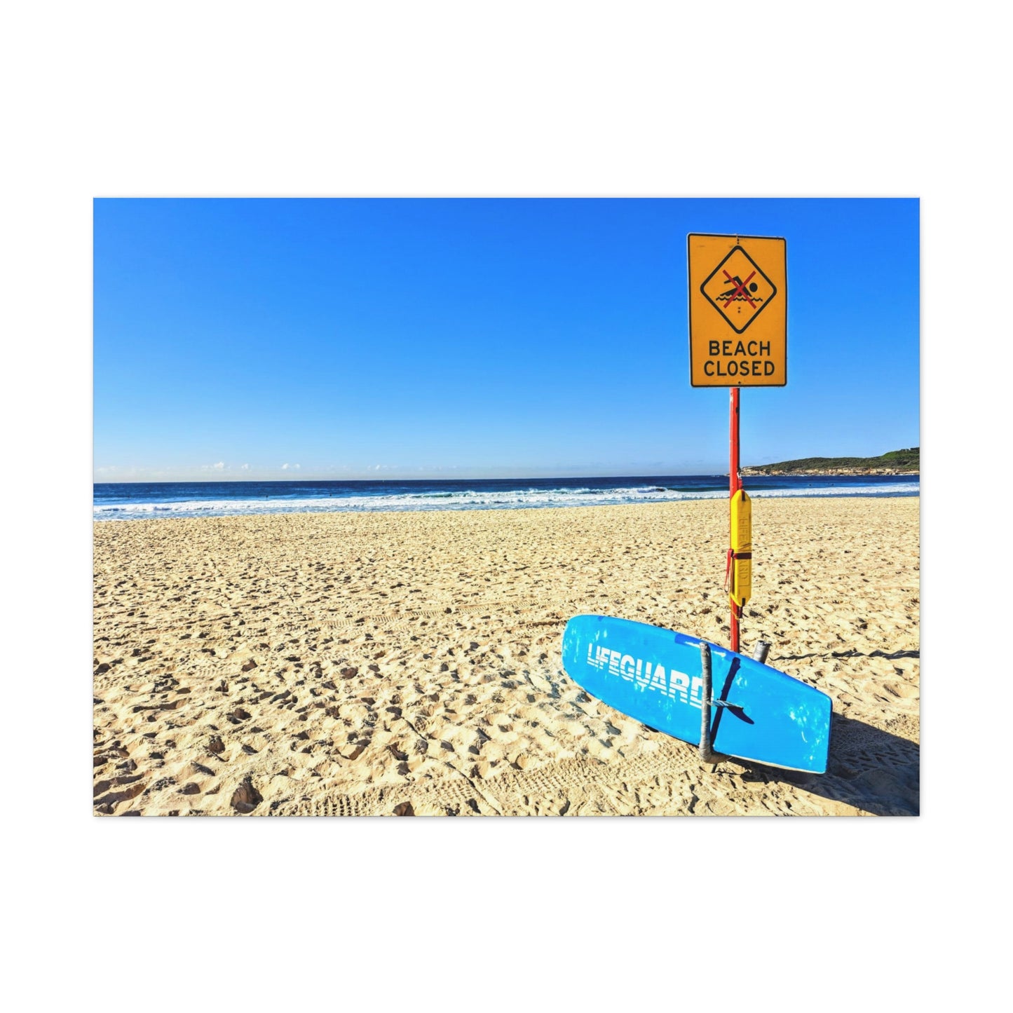 Beach Closed (canvas)