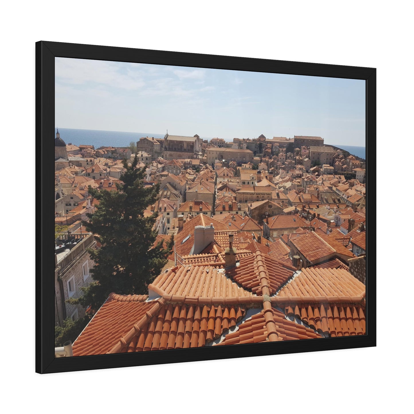 Roofs (framed print)