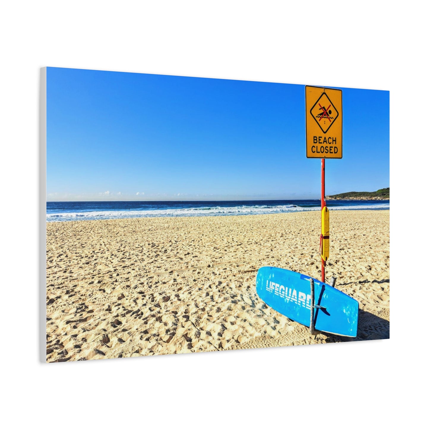 Beach Closed (canvas)