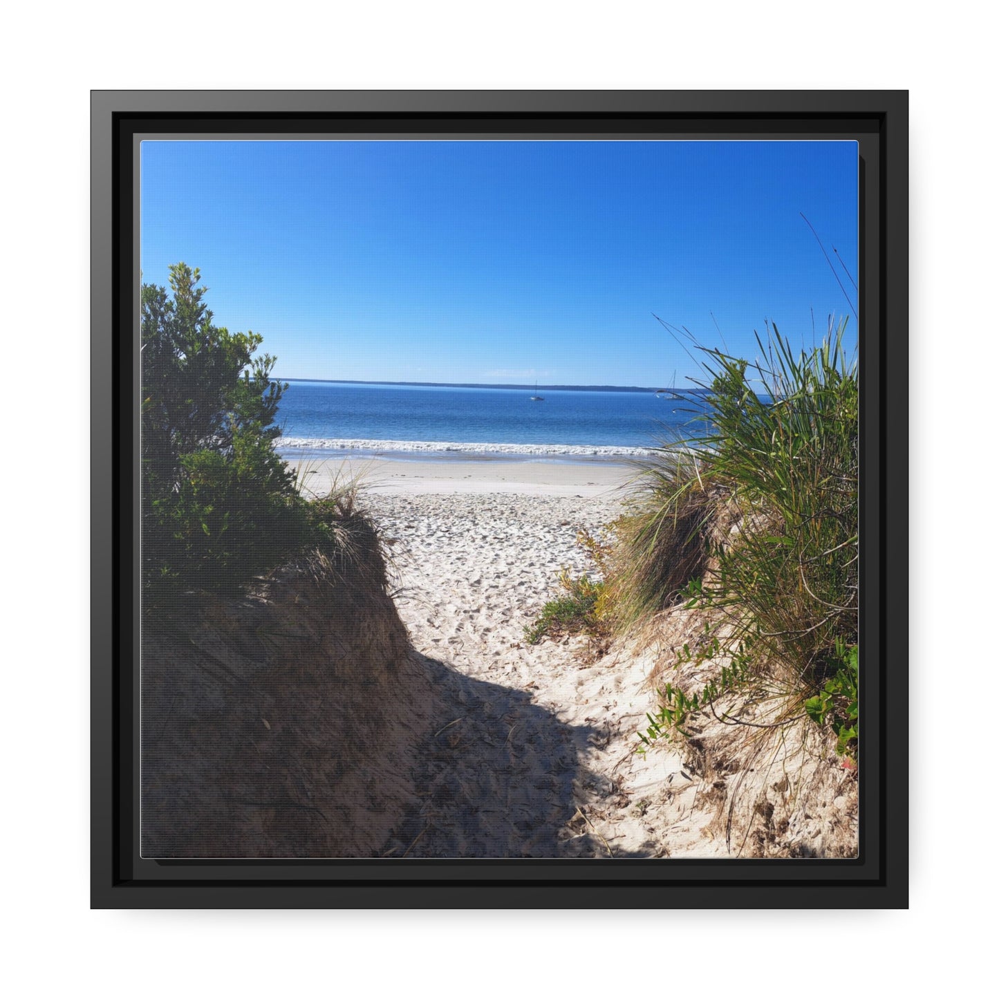 Beach Access (framed canvas)