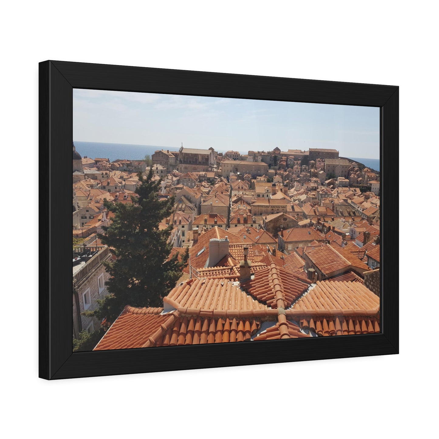 Roofs (framed print)